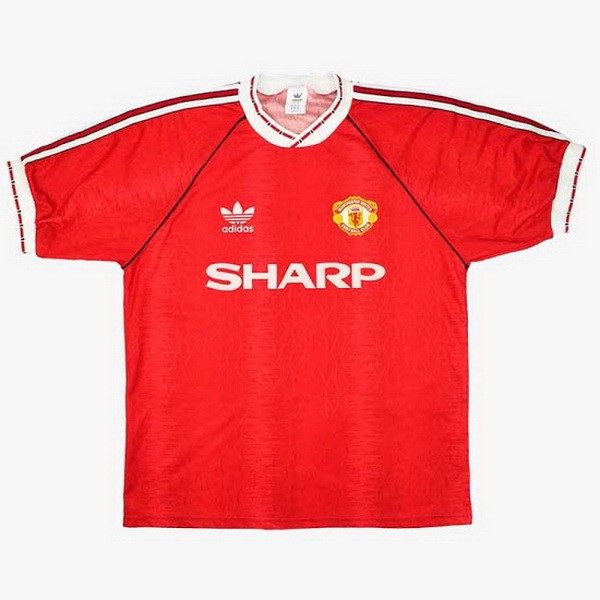 Tailandia Camiseta Manchester United 1ª Retro 1990 1992 Rojo